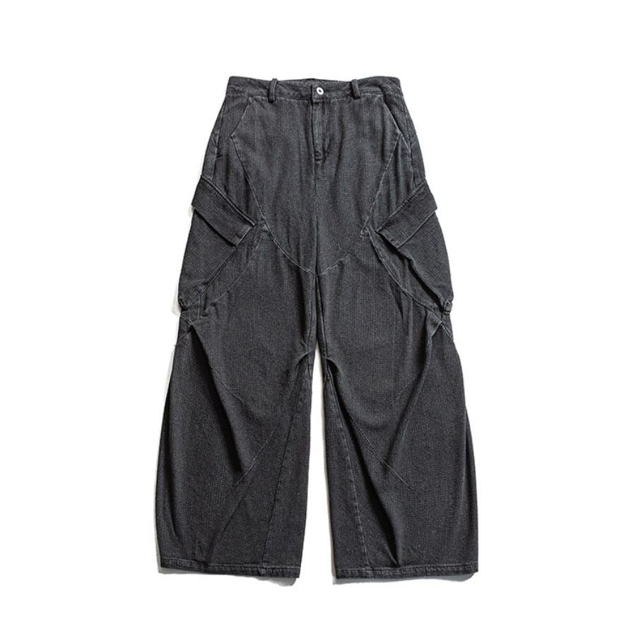 ワイド カーゴ デニムパンツ　M10690