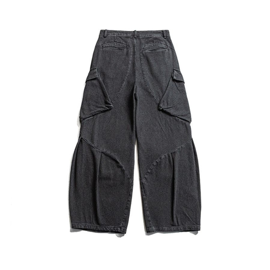 ワイド カーゴ デニムパンツ　M10690