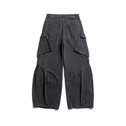 ワイド カーゴ デニムパンツ　M10690