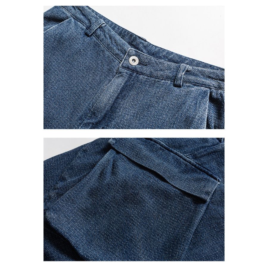 ワイド カーゴ デニムパンツ　M10690