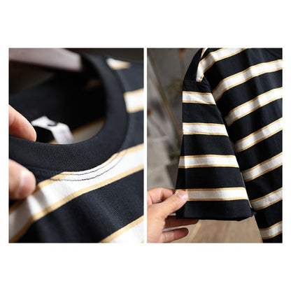 ボーダー ポケット Tシャツ　M10686