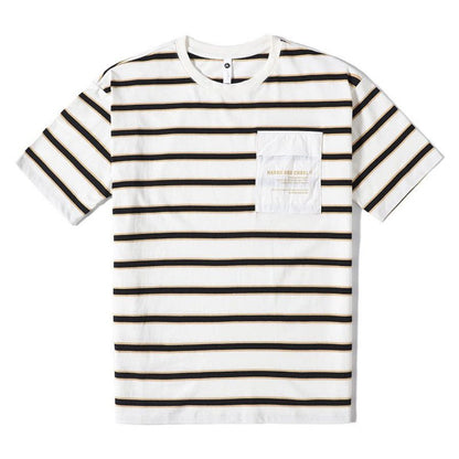 ボーダー ポケット Tシャツ　M10686