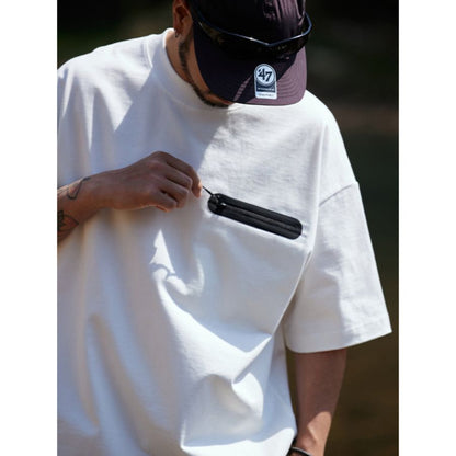 ヘビーウェイト ジップポケット Tシャツ　M10700