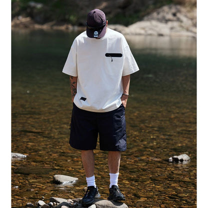 ヘビーウェイト ジップポケット Tシャツ　M10700