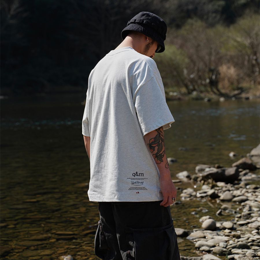 ヘビーウェイト ロゴプリント Tシャツ　M10701