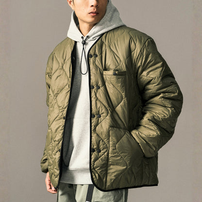 リバーシブル キルティングジャケット ミニショルダーバッグ付　M10626