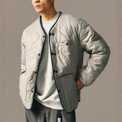 リバーシブル キルティングジャケット ミニショルダーバッグ付　M10626