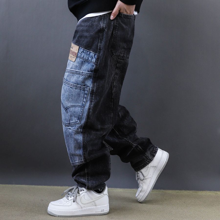 パッチワーク ワイドデニムパンツ M10714 – ON°C3