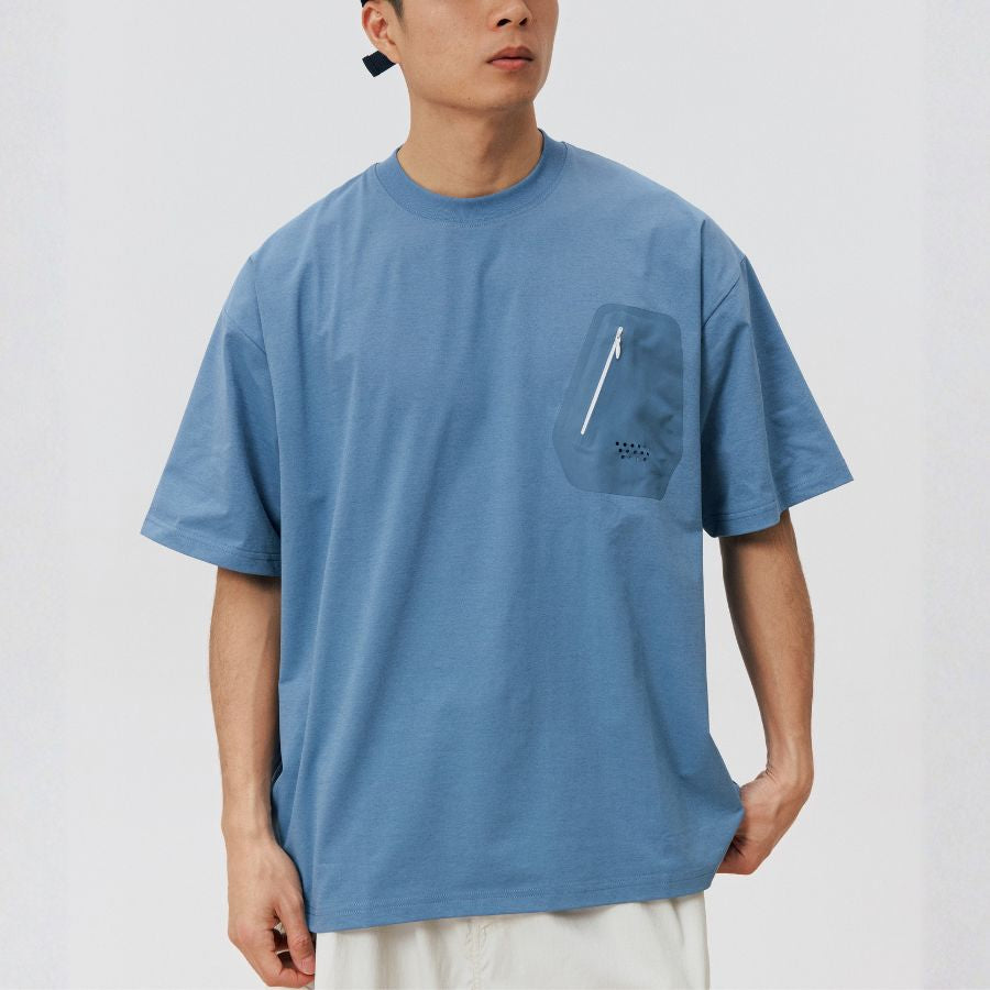 ジップポケット ワイド Tシャツ　M10715