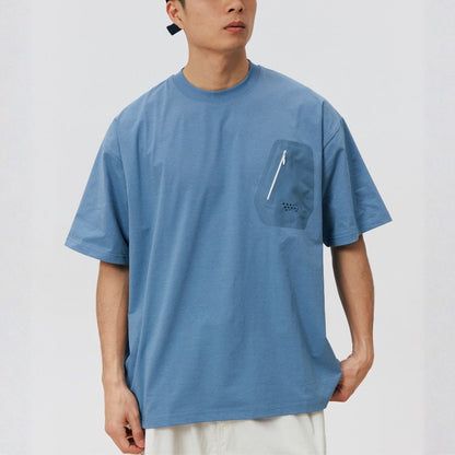 ジップポケット ワイド Tシャツ　M10715