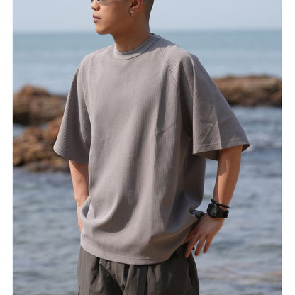 ワッフルテクスチャ Tシャツ　M10264
