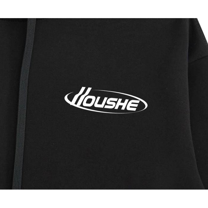 デザインロゴ オーバーサイズ フーディ　M10485