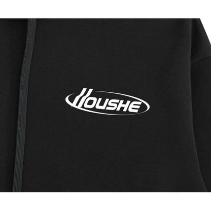 デザインロゴ オーバーサイズ フーディ　M10485