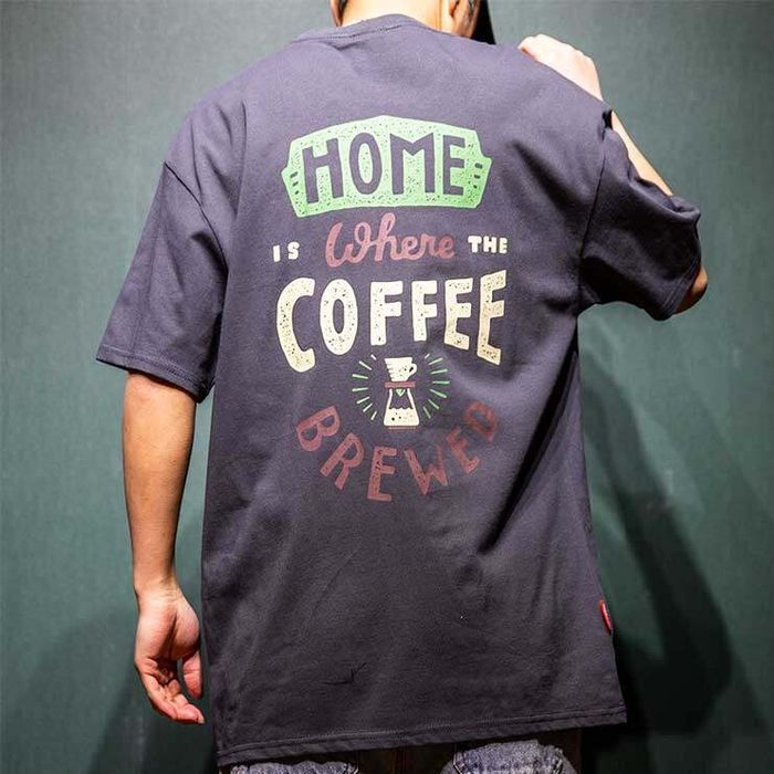 コーヒー レタリング Tシャツ　M10769