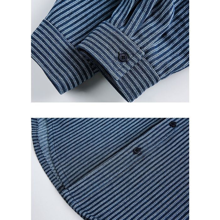 ストライプ柄 シャツ M10428