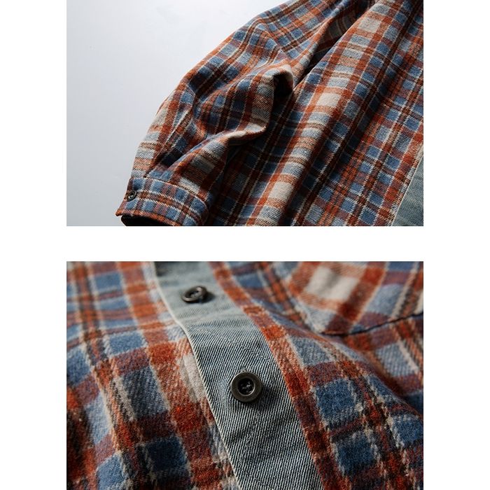 チェック柄 シャツ M10387