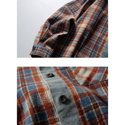 チェック柄 シャツ M10387