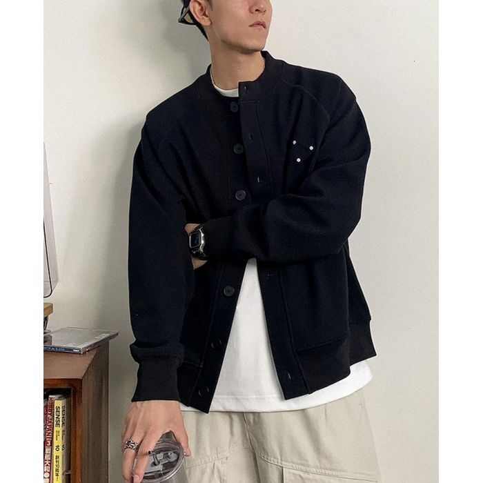 ドットラベル カーディガン　M10536