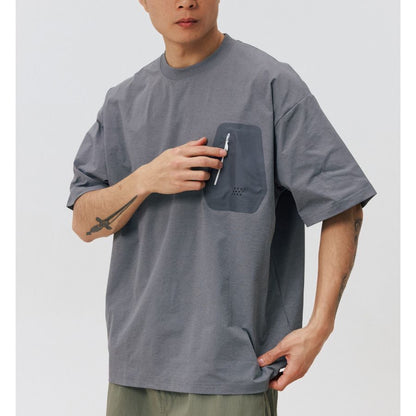 ジップポケット ワイド Tシャツ　M10715