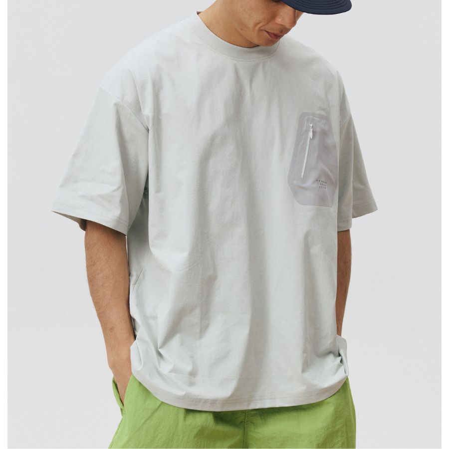 ジップポケット ワイド Tシャツ　M10715