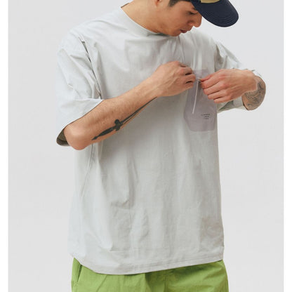 ジップポケット ワイド Tシャツ　M10715