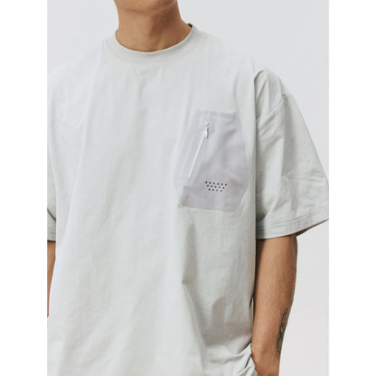ジップポケット ワイド Tシャツ　M10715