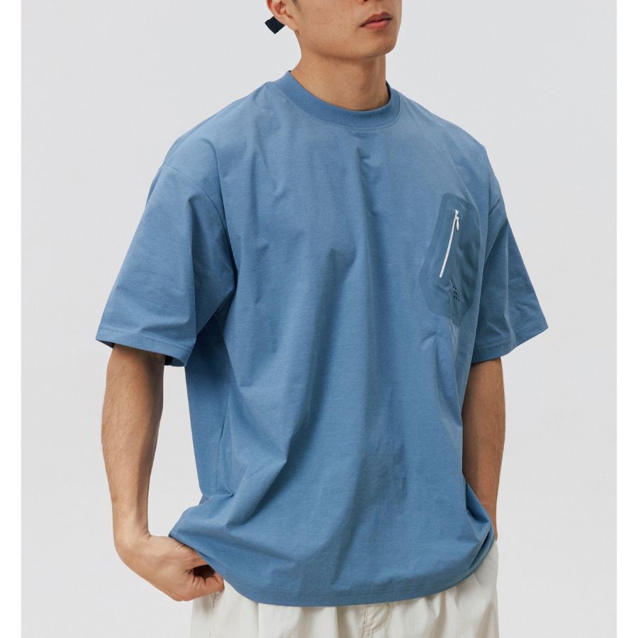 ジップポケット ワイド Tシャツ　M10715