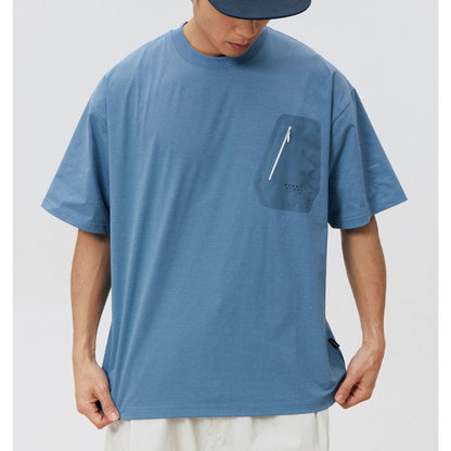 ジップポケット ワイド Tシャツ　M10715