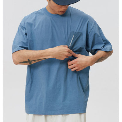 ジップポケット ワイド Tシャツ　M10715