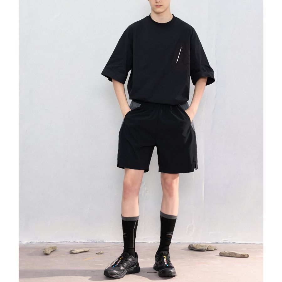 ジップポケット ワイド Tシャツ　M10715