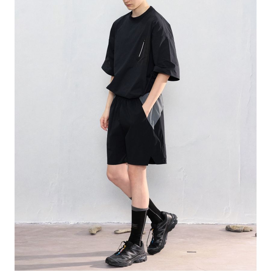 ジップポケット ワイド Tシャツ　M10715