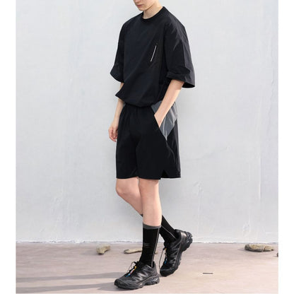 ジップポケット ワイド Tシャツ　M10715