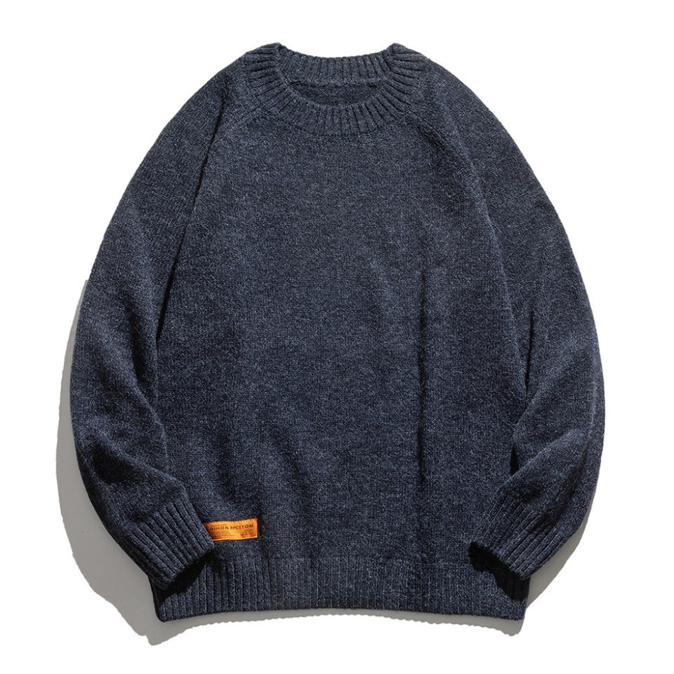 ヴィンテージ調 クルーネック ニット　M10643