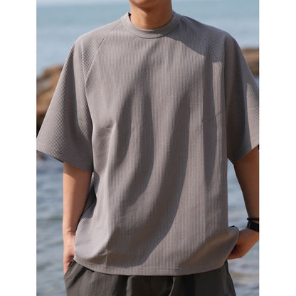 ワッフルテクスチャ Tシャツ　M10264
