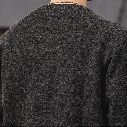 ヴィンテージ調 クルーネック ニット　M10643