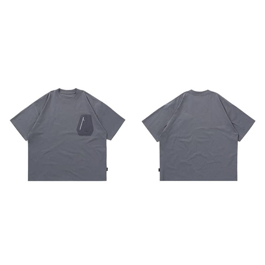 ジップポケット ワイド Tシャツ　M10715