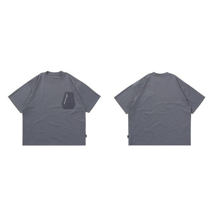 ジップポケット ワイド Tシャツ　M10715