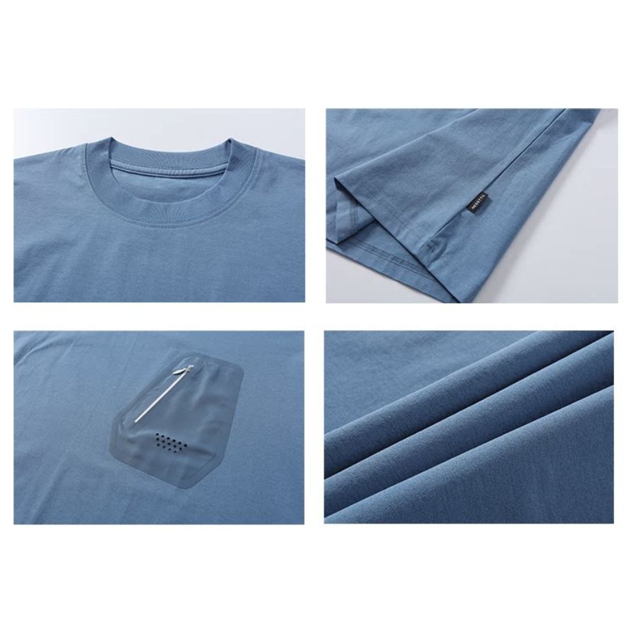 ジップポケット ワイド Tシャツ　M10715