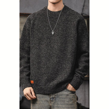 ヴィンテージ調 クルーネック ニット　M10643