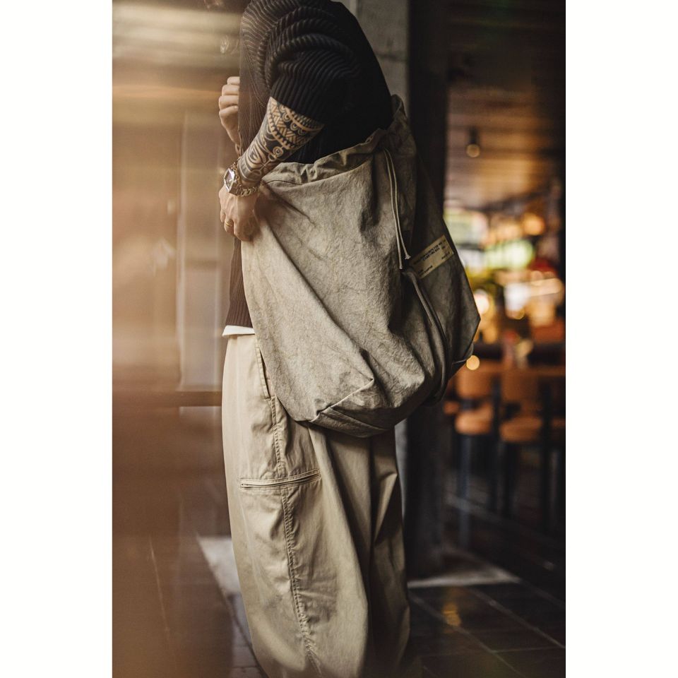 ヴィンテージ調 キャンバス ショルダーバッグ　M10644