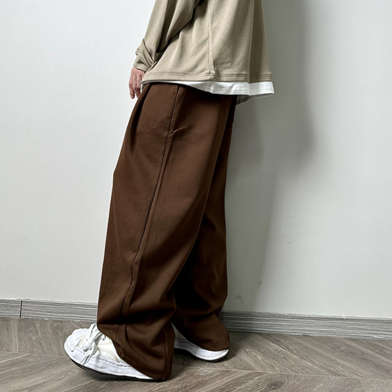 スウェットワイドパンツ M10464