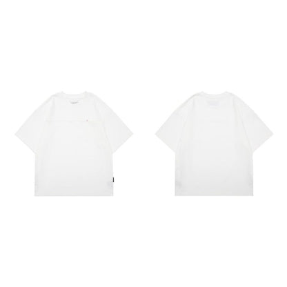 切り替えポケット コットン Tシャツ　M10718