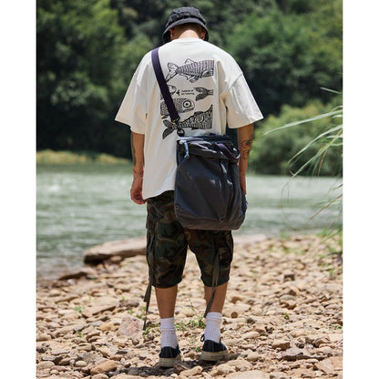 フィッシュ バックプリント Tシャツ　M10720