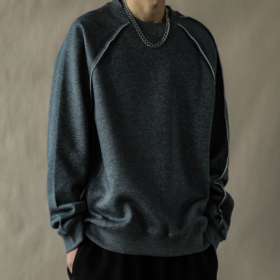 切り替えライン ラグラン スウェット　M10648