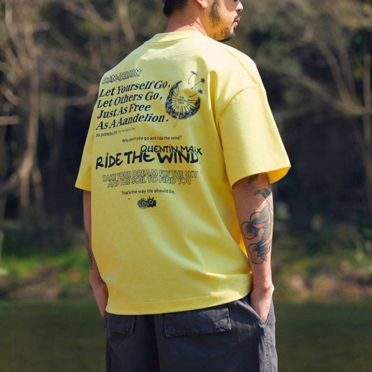 バックプリント グラフィック Tシャツ　M10721