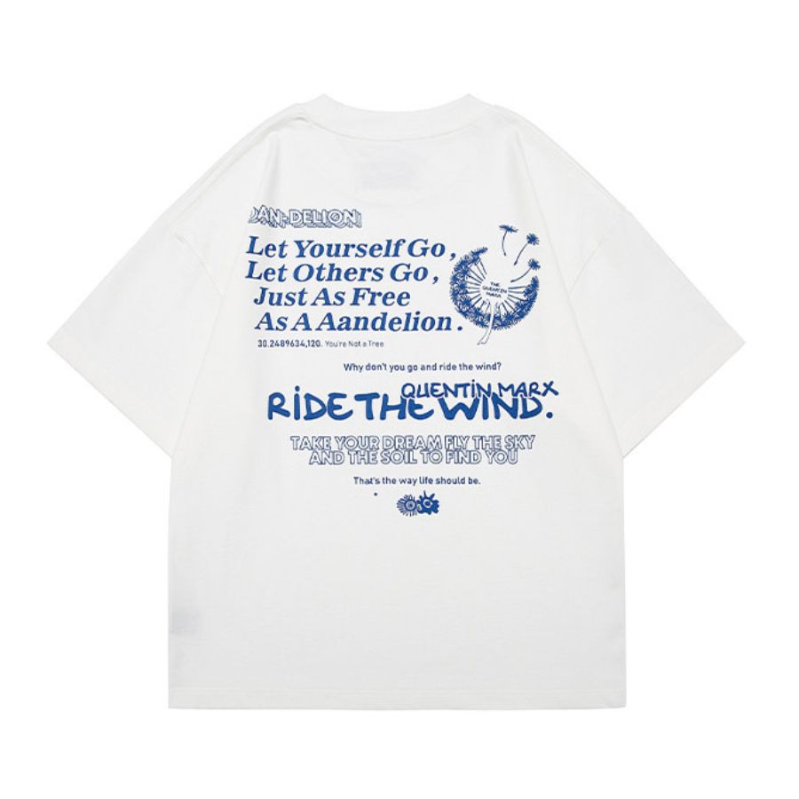 バックプリント グラフィック Tシャツ　M10721