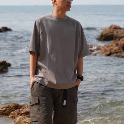 ワッフルテクスチャ Tシャツ　M10264