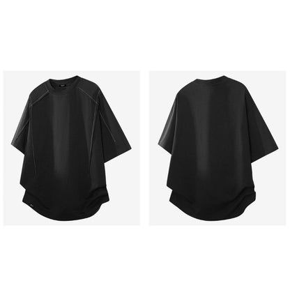 切り替えライン ワイド Tシャツ　M10722