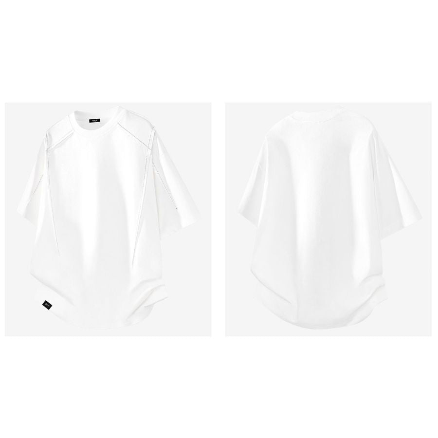 切り替えライン ワイド Tシャツ　M10722