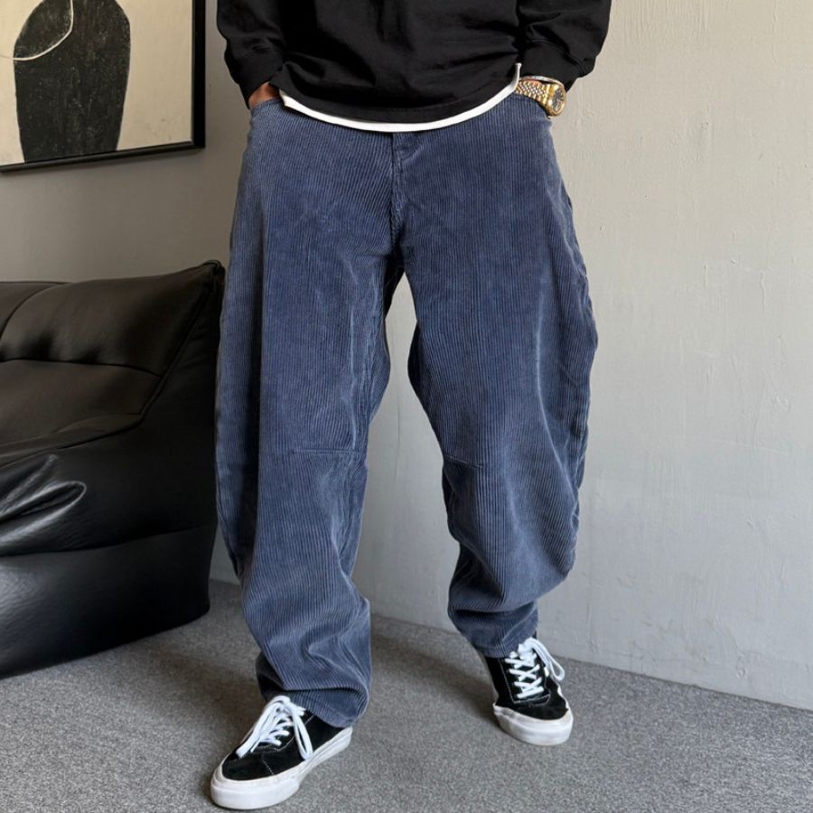 コーデュロイ ワイドパンツ　M10655